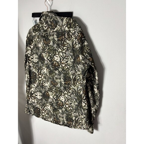 DRYKORN For Beautiful People Men's Green Leaf Print Button Down Size XL - Picture 2 of 9